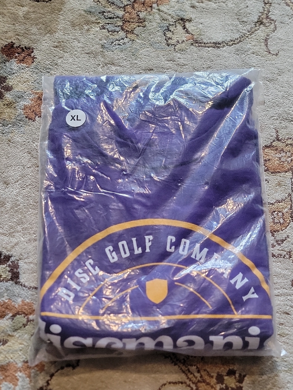 NEW Discmania Men XL Purple Logo Tee Established In Colorado 2006